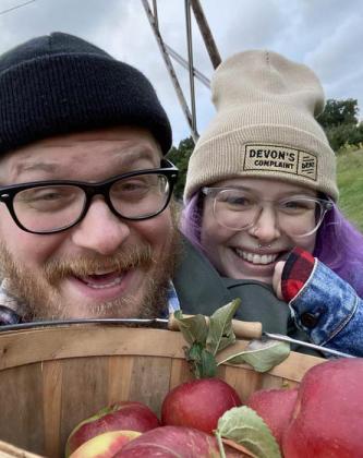 Kimberly Weber and her fiance, Ian