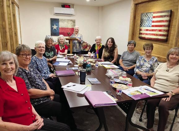 The Woman’s Thursday Club of Dublin recently held its meeting at Blackjack Office Center owned by Karen Wright. The study club continued its exploration into Texas Ecosystems by learning about the Rolling Plains area, which includes 24 million acres and includes locations such as Abilene and San Angelo. Courtesy photo