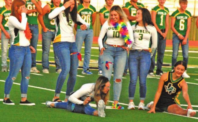 Teams bring moves in pep rally contest