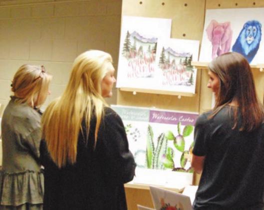 Wild watercolors on display
