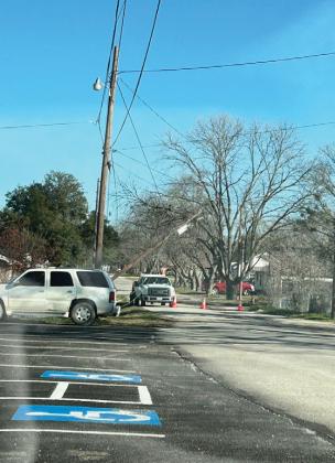 Line work complete on Park Street