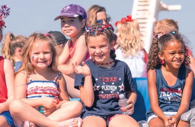 Texas Twisters (above) escorted a trailer full of local tumblers with smiling faces and waving hands during the Stephenville July 4th Parade. More photos of the parade fun will be uploaded to the Dublin Citizen Facebook page. Danielle Meador | Citizen staff photo