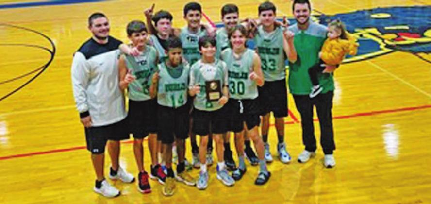 Jr. High Boys take home hardware