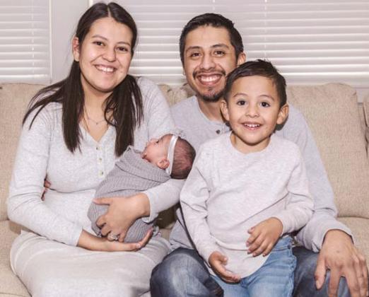 Vanessa Longoria, Eliazar Villegas, Delaney and Lukas