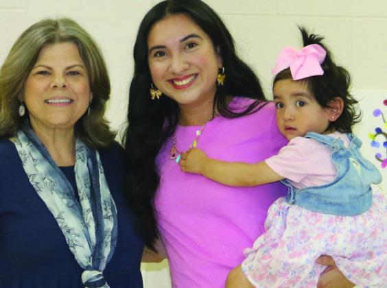 Elementary School Staff Member of the Month Vanessa Mejia Presented by Principal Brandy Carr.