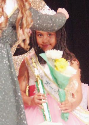 First grader Kennedy Reese is crowned as Little Miss Dublin 2023 at the pageant Thursday, March 16. Paul Gaudette | Citizen staff photo