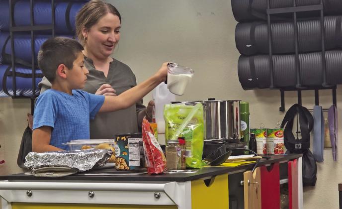 Eager kids learned all about Egyptian culture through food in the latest installment of Culture through Cooking with Erath County Texas Agrilife Agent Andrea Brooks at the Dublin Public Library. Students made Om Ali (Egyptian Bread Pudding) and Ful Medames (a breakfast bean dish). Wyndi Veigel-Gaudette | Citizen staff photo