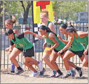 Wyndi Veigel | Citizen staff photo Dublin High School varsity runners take off during the Sept. 20th Dublin invitational meet.