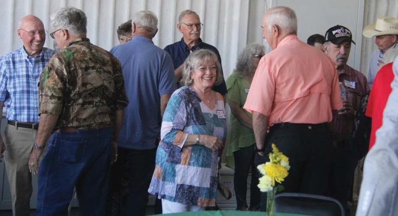 The Hearts Home Dublin Area Reunion allows classmates of all ages to visit with each other Saturday, June 8 at The Station before a luncheon. The reunion is sponsored by the Dublin Historical Society and Corporate Sponsor First National Bank. For more photos see page 8A and The Dublin Citizen Facebook page. Paul Gaudette | Citizen staff photo
