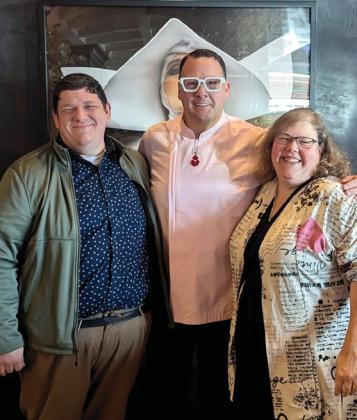 Paul Gaudette and Wyndi Veigel-Gaudette got to meet Graham Elliot, a Michelin star chef and owner of Le Margot. Elliott stars on “MasterChef ” and “Top Chef,” and is an incredibly kind human. Courtesy photo