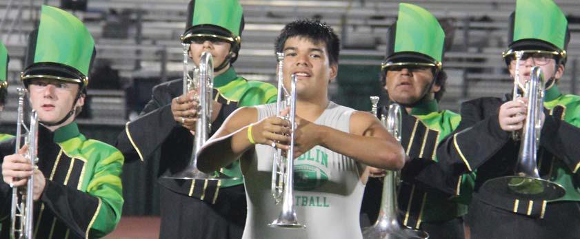 The DHS Sound of Dublin Band will host and compete in the Harry Bradberry Marching Classic on Cervetto Field Oct. 5. Paul Gaudette | Citizen staff photo