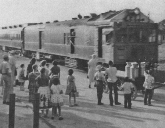 The last Doodlebug Train arrived on the MKT track June 3, 1950. Everyone wanted a car after World War II. That lead to dwindling ridership on passenger trains. The Doodlebug carried passengers, mail and perishables such as milk seen here. Paul Gaudette | Citizen staff photo