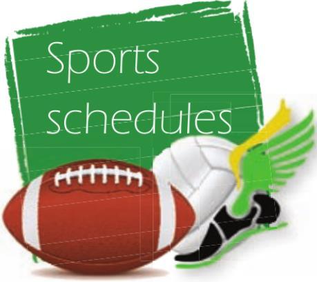 Sports schedules
