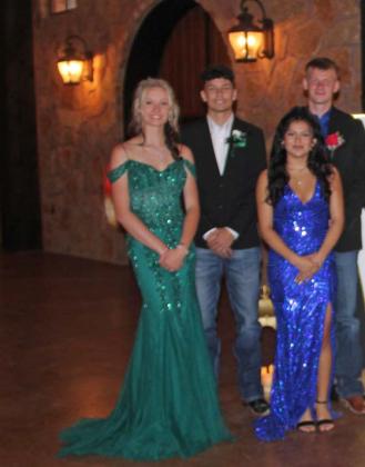 The Lingleville High School class of 2025 had their prom Saturday, March 29 at Bella Vita. Students enjoyed a glitzy Great Gatsby gala with tasty refreshments and dazzling decor. At the end of the night, Jesslyn Till and Erik Rodriguez (above) were crowned Prom Queen and King. Wyndi Veigel-Gaudette | Citizen staff photos