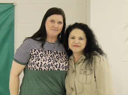 High School Staff Member of the Month Regina Rasberry Presented by DHS Principal Norma Briseno