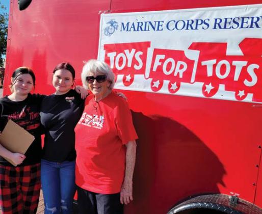 Toys for Tots volunteers were on hand Saturday, Dec. 2 to delivery toys to families in Dublin and Erath County. Wyndi Veigel-Gaudette | Citizen staff photo