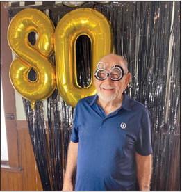 Mac McKinnon, former publisher of the Dublin Citizen, recently celebrated his birthday with a party organized by his family and friends Saturday, Sept. 9. Cindy Combs | Citizen staff photo