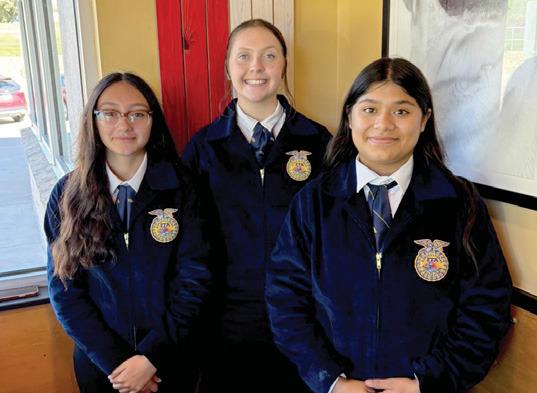 Second place Junior Radio includes Ayleen Mendoza, Hailie Whitworth and Anabelle Delgado. Submitted photo