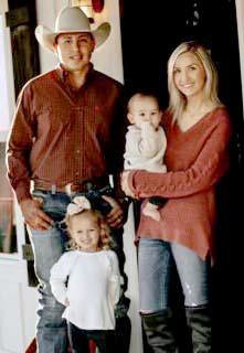 Eli Caldera and his wife, McKenna, and daughters, Heidi and Brixton