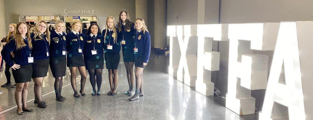 FFA officers recognized at state convention