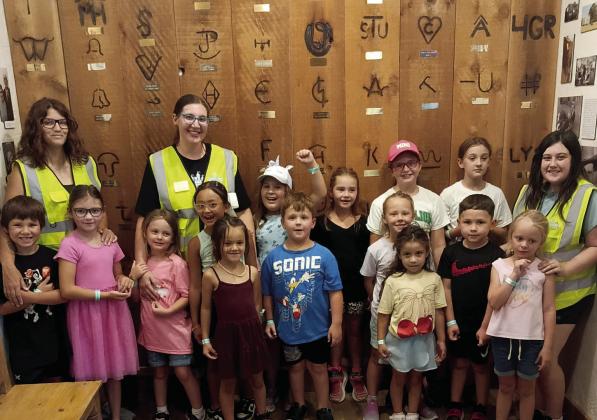 Attendees of Kingdom Kids at First Baptist Church of Dublin recently took a tour of the Dublin Rodeo Heritage Museum, enjoyed snacks and popsicles along with learning about the western way of life. Submitted photo