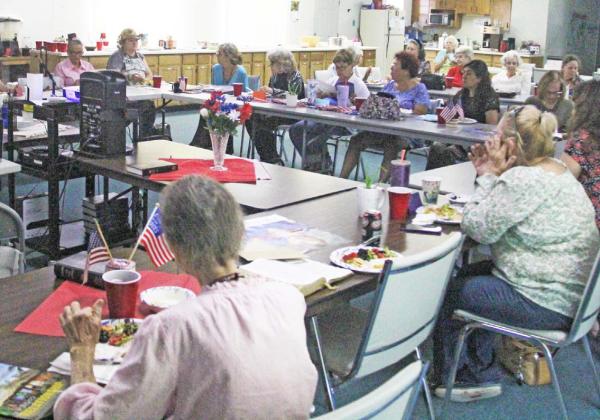 A total of 26 women met at Community Baptist Church Thursday, May 11 for a meeting of the recently revived Woman’s Missionary Union group partnered with Dublin’s CWJC ministry. All interested women are invited to join the group when it meets the second Thursday of every month at noon. Paul Gaudette | Citizen staff photo