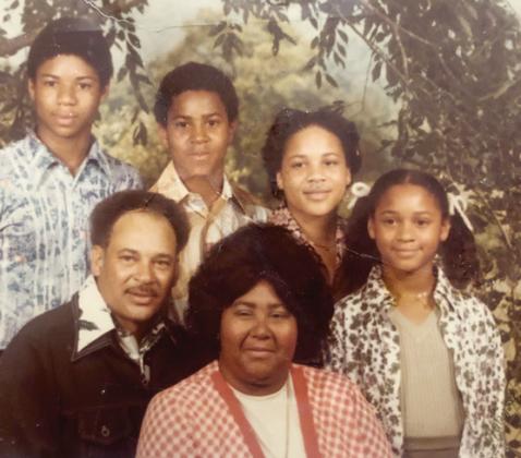 Dorothy Dunn Edwards with her husband Virgil Edwards Sr. and their four children, Virgil Jr., Sherman, An and Mechelle. Courtesy photo
