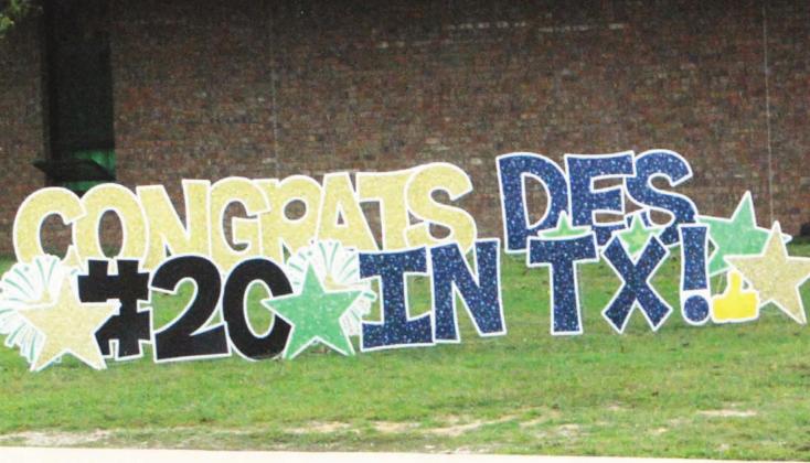 Dublin Elementary was named 20th best Elementary school in the state of Texas during U.S. News and World Report’s inaugural ranking of the state’s 5,151 elementary schools. A Card My Yard sign was installed this week celebrating the honor. Paul Gaudette | Citizen staff photo