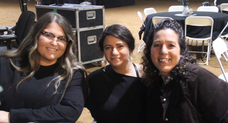 Employees from First National Bank-Dublin support Erath County Big Brothers, Big Sisters by attending Dancing for the Stars. Below, judges prepare to score dancers at the annual Dancing for the Stars fundraiser Thursday, Nov. 7 at JE Arena in Dublin. Wyndi Veigel-Gaudette | Citizen staff photos