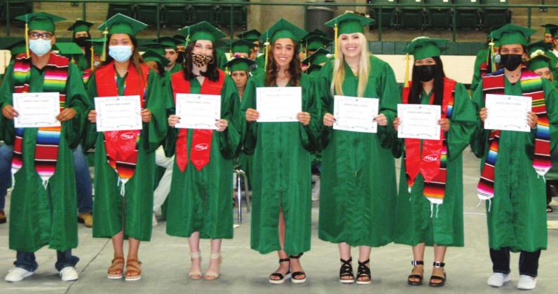 Senior Academic Excellence Maeleigh Geijsel, Mackenzie Mathis, Cole Moore, Caitlin Silva, Jimena Vazquez, Andrew West, Stephany Fabela, Cassandra Banda, Jazmin Borjon, Carlos Martinez, Hannah Ortega, Anayeli Ramirez, Tayler Smith, Bryten Ballenger, Alejandra Calderon, Hollyn Carr, Jasmine Munoz