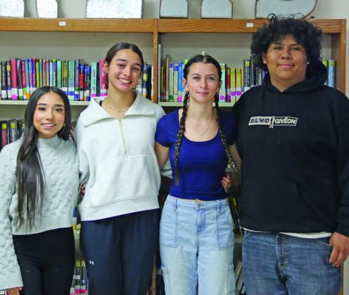 The 2025-26 DHS Senior class officers are: Historian Kassandra Rodriguez, Reporter Olivia Salyer, President Emma Mitchell and Vice President Victor Ruiz. Wyndi Veigel-Gaudette | Citizen staff photo