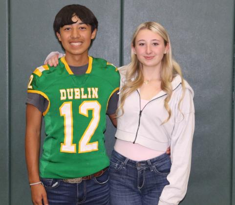 Sophomore Class Representatives for Homecoming 2026 are Alex Xavier Ramirez and Kinley Pursley. Wyndi Veigel-Gaudette| Citizen staff photo