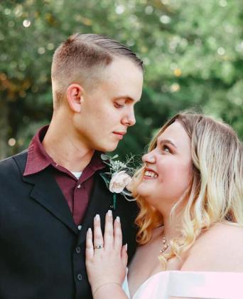 Seth McDonald-Rodriguez and his wife Madi. Seth was a 2019 graduate of Dublin High School. Submitted photo