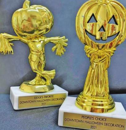 The Dublin Chamber of Commerce is hosting a decorating contest for the month of October. In addition, to bragging rights, the winners will vy for the awards above | submitted photo