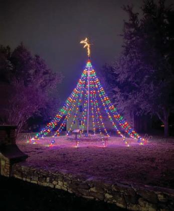 Dublin Lions Club is ready for Christmas as their Tree of Lights has been “grown” at Wright Park in preparation for this week’s lighted parade.The Lions Club will have their float in the parade with Lion cheerleaders on board passing out candy. Merry Christmas! Submitted photo
