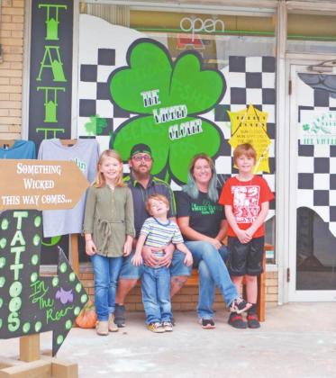 KJ and Danielle Meador with their children, Jayden, Jameson and Charlotte (Not pictured: Charizma Meador)