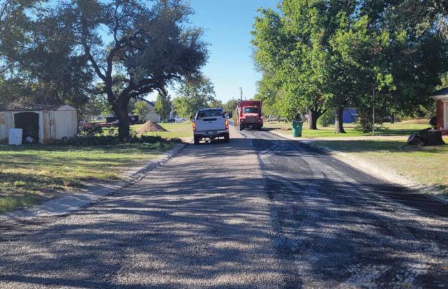 With the help of Erath County, the city was able to pave Gracie Street and other locations throughout Dublin. “Commissioner Albert Ray has been extremely generous with resources and we thank him and his crew,” City Manager Bobby Mendez said. Wyndi Veigel | Citizen staff photo