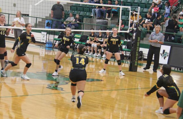 Jr. High Lady Lions at home