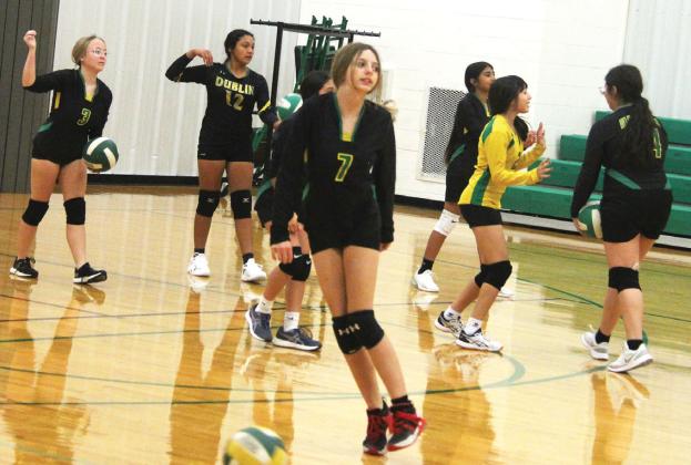 Jr. High Lady Lions at home