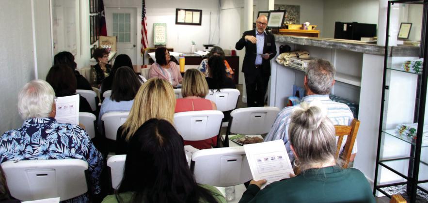 Business owners attended the 'Build Your Business' workshop in a joint partnership between the Dublin Chamber of Commerce and Tarleton State University. The class was held Thursday, Oct. 23 with Tarleton professor Mr. Bill Leaverton. Paul Gaudette | Citizen staff photo