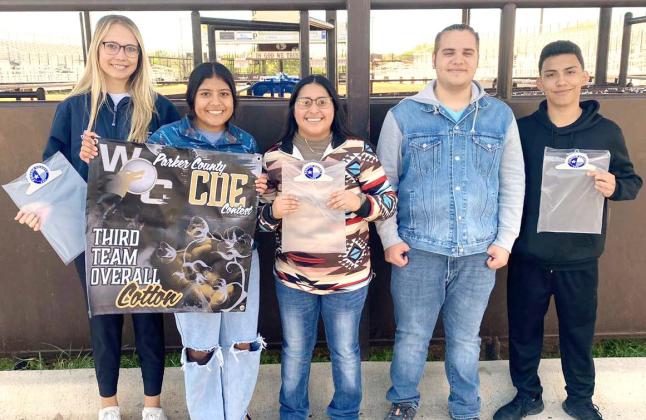 Dublin FFA Cotton Judging Team at Parker County CDE