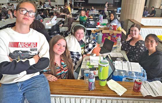 Dublin High School students pose while getting ready for UIL academic events at Comanche March 26. Paul Gaudette | Citizen staff photo