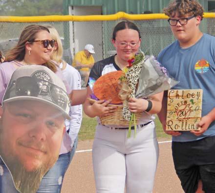 Softball seniors take final walk
