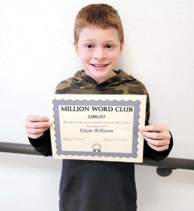 Students make million word milestones