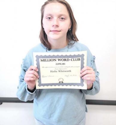 Students make million word milestones