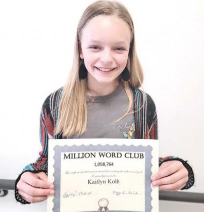 Students make million word milestones