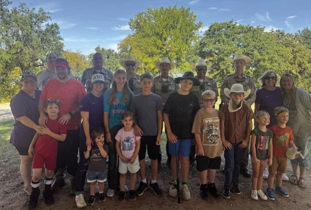 The Stephenville Area Elks Lodge hosted its annual Youth Fishing Day at Proctor Lake Saturday, Oct. 11. The event included help from Parks and Wildlife Game Wardens Travis Allen, Brad Reeves, Michael Hummert, Kirt Hornsby, Richard Whitt and Zach Moerby. Courtesy photo