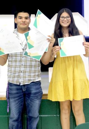 Band Top Awards David Nava and Kimila Gonzalez