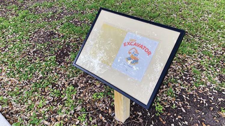 “The Little Excavator” is currently on display at the Dublin Public Library’s Story Walk