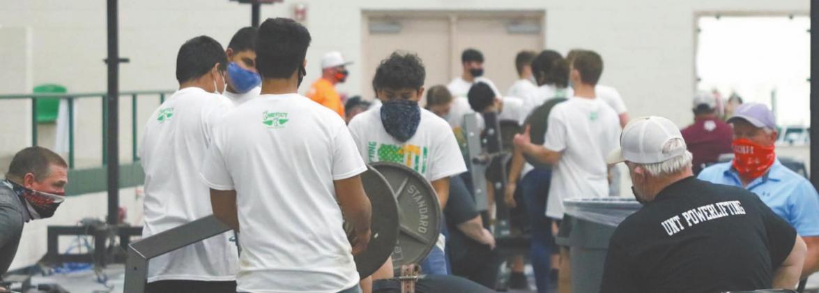 Boys lift silver at home